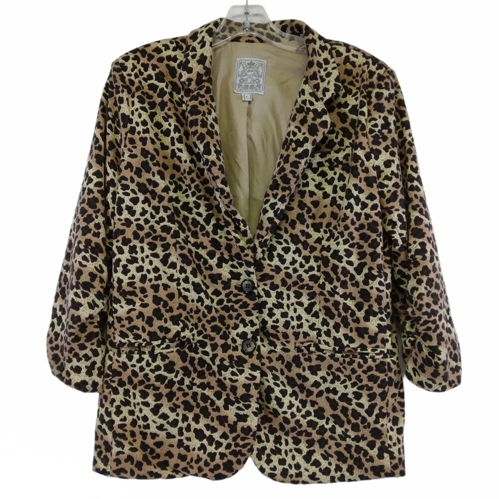 Maxim Studio leopard blazer Large